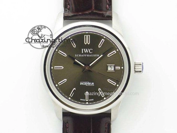 MIROTIME 0203 Supportive Portofino Automatic SS AF 1:1 Best Edition White Dial on Black Croco Leather Strap A 7184